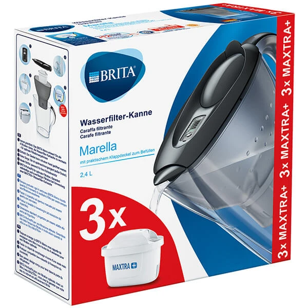 Marella Graphite Inkl. 3 Filter - Brita Wasserfilter – Bild 3