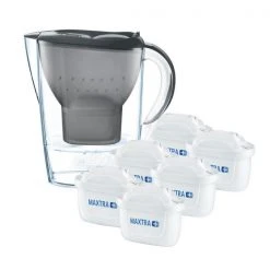 Brita Marella Wasserfilter Graphit Inkl. 6 Maxtra+ - Trinkwassersprudler