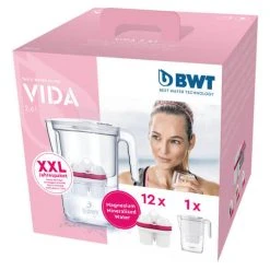BWT Vida Weiss 2.6 L Krug Manuell Inkl. 12x Magnesium - Brita Wasserfilter