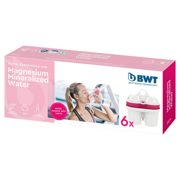 BWT Magnesium Mineralized Water + Magnesium 6er Pack Kartuschen - Brita Wasserfilter – Bild 2