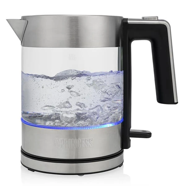 Princess Glas-Wasserkocher Edelstahl, 1 Liter, Brighton - Wasserkocher – Bild 3