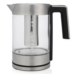 Princess Glas-Tee-Wasserkocher Edelstahl, 1.7 Liter, London Deluxe - Wasserkocher