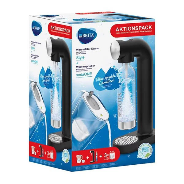 Brita SodaONE + Style Bundle Schwarz - Trinkwassersprudler – Bild 2