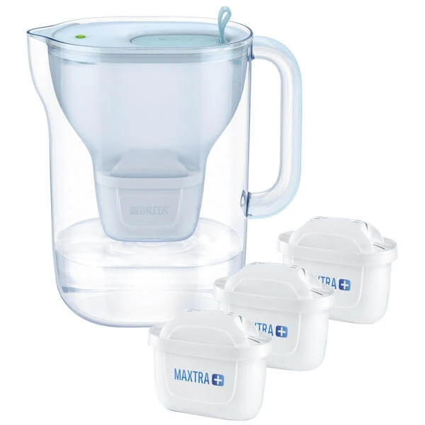 Style Eco Gletscherblau Inkl. 3 Maxtra+ - Brita Wasserfilter
