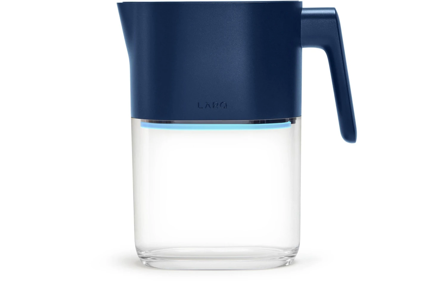 LARQ Tischwasserfilter PureVis Dunkelblau/Transparent - Brita Wasserfilter – Bild 2